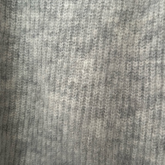 Miou Muse  Twist-Back Sweater in Soft Gray - Picture 7 of 10